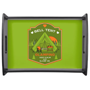 Bell Tent Glamping Serving Tray