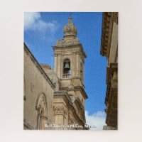 Bell Tower in Mdina, Malta. Jigsaw Puzzle