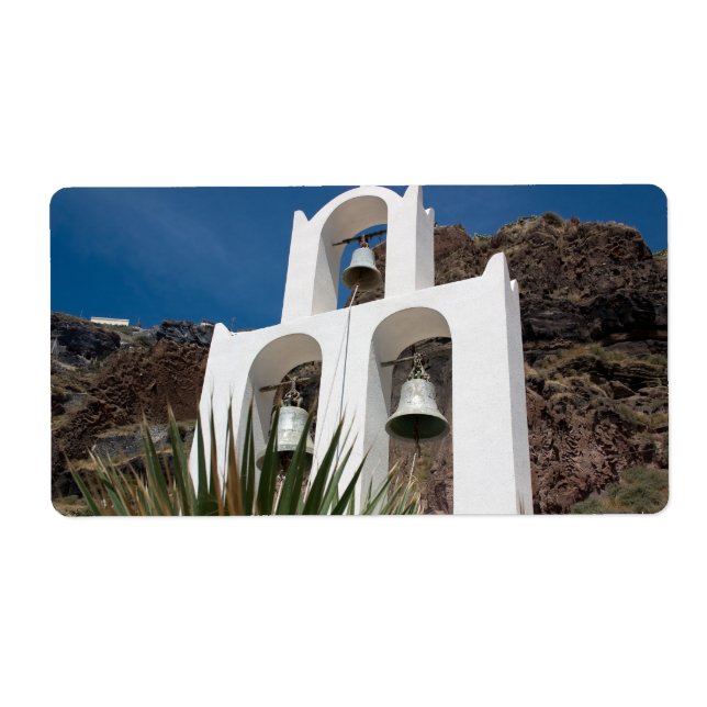 Bell tower label (Front)