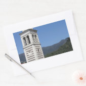 Bell tower of St Andrew church in Levanto Rectangular Sticker (Envelope)