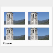 Bell tower of St Andrew church in Levanto Rectangular Sticker (Sheet)