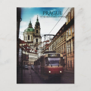 Bell Tower, Prague Postcard
