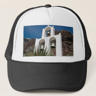 Bell tower trucker hat