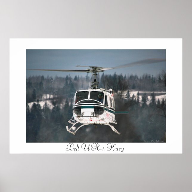 Bell UH-1 Huey Poster (Front)