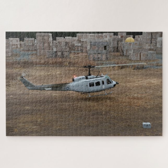 Bell UH-1H Huey with AACUS Jigsaw Puzzle (Horizontal)
