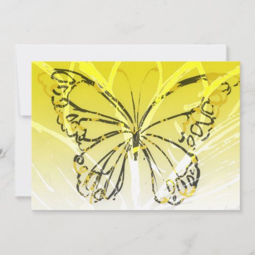 Bella Beautiful Butterfly Holiday Card