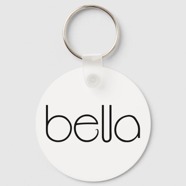 Bella black Keychain (Front)