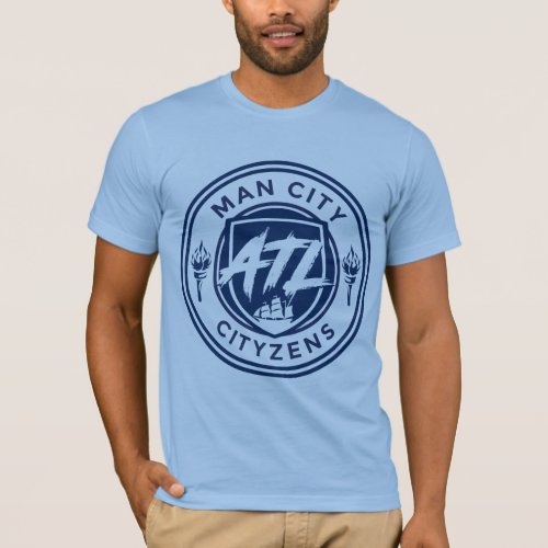 Bella Canvas ATL Cityzens Blue T_Shirt