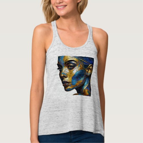 BellaCanvas Flowy Tank Top Womens T_Shirt Art 1