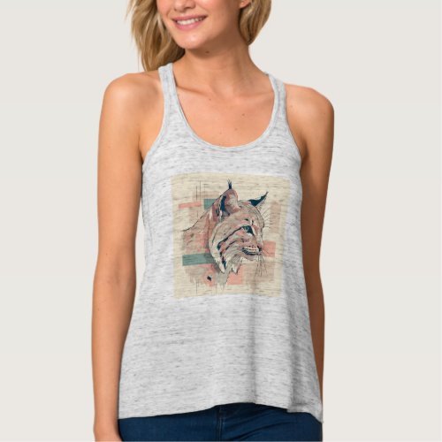 BellaCanvas Flowy Tank Top Womens T_Shirt Art 12