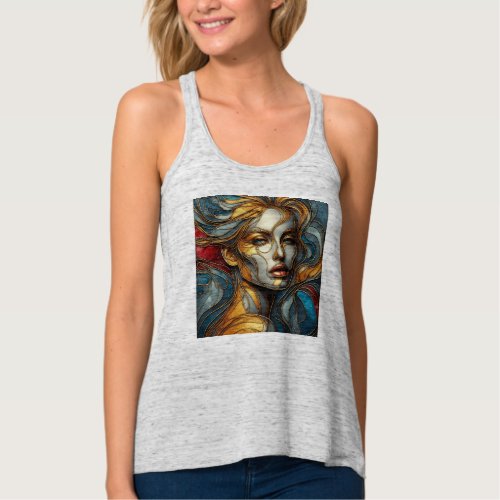 BellaCanvas Flowy Tank Top Womens T_Shirt Art 4
