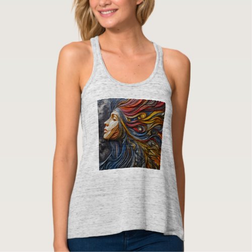 BellaCanvas Flowy Tank Top Womens T_Shirt Art 6