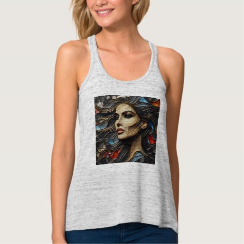 BellaCanvas Flowy Tank Top Womens T_Shirt Art 8