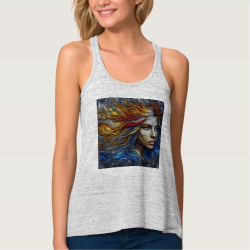 BellaCanvas Flowy Tank Top Womens T_Shirt Art 9