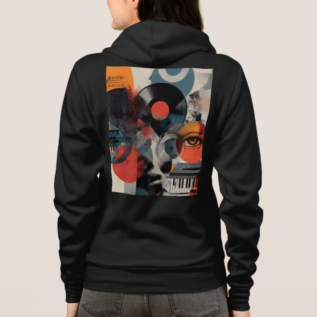 Bella+Canvas Full-Zip Hoodie (Back)