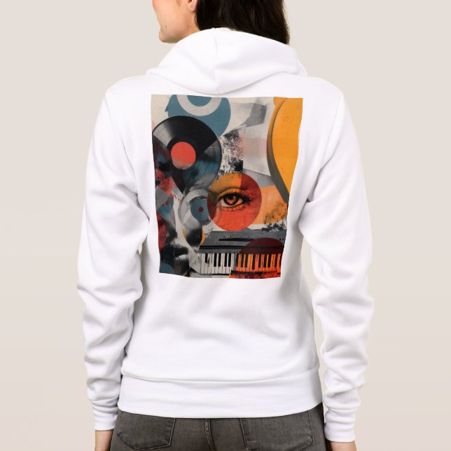 Bella+Canvas Full-Zip Hoodie (Back)