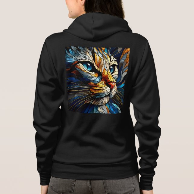 Bella+Canvas Full-Zip Sweatshirts with artwork 22 (Back)
