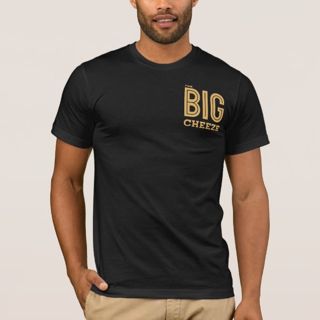 Bella Canvas Pocket T - The Big Cheeze T-Shirt (Front)