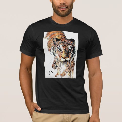 Bella Canvas T_Shirt Black Tiger with baby