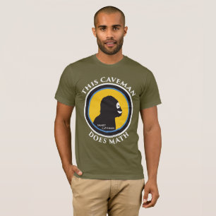Bella Canvas T-Shirt: Math Smart Caveman T-Shirt