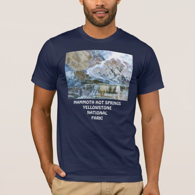 Bella-Canvas T-Shirt Unique Mammoth Hot Springs! (Front)