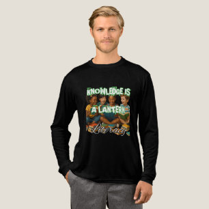 Bella+Canvas Tri-blend Long Sleeve Shirt, Solid Bl Tri-Blend Shirt