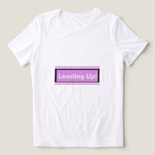 Bella+Canvas Tri-blend T-Shirt Leveling Up Shirt (Design Front)