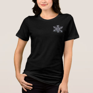 Bella+Canvas Women's Tri-blend T-Shirt, Solid Blac Shirt