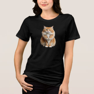 Bella+Canvas Women's Tri-blend T-Shirt, Solid Blac Tri-Blend Shirt