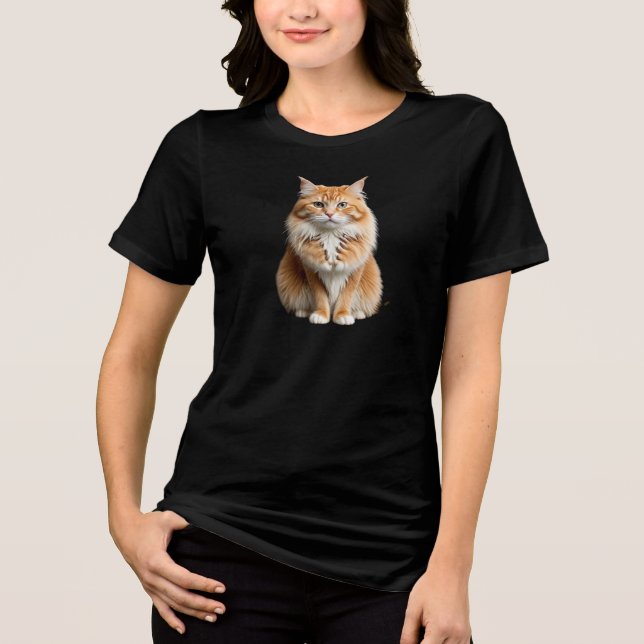 Bella+Canvas Women's Tri-blend T-Shirt, Solid Blac Tri-Blend Shirt (Front)