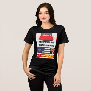 Bella+Canvas Women's Tri-blend Trump Lover T-Shirt Shirt