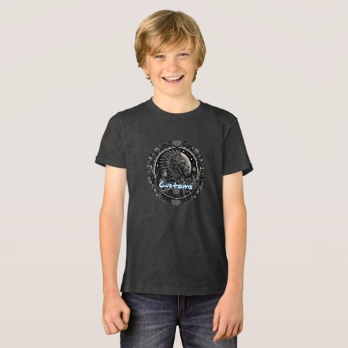 BellaCanvas Youth Tri_blend T_Shirt Solid Black  Tri_Blend Shirt