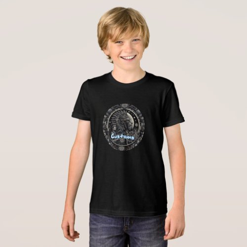 BellaCanvas Youth Tri_blend T_Shirt Solid Black  Tri_Blend Shirt