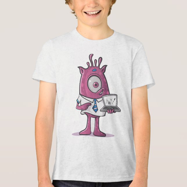 Bella+Canvas Youth Tri-blend T-Shirt Tri-Blend Shirt (Front)