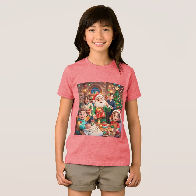 Bella+Canvas Youth Tri-blend T-Shirt Tri-Blend Shirt (Front Full)