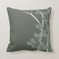 Bella Cherry Blossoms | grey dark sage jade mist