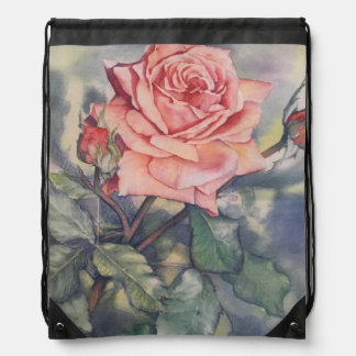 Bella Flora Drawstring Bag