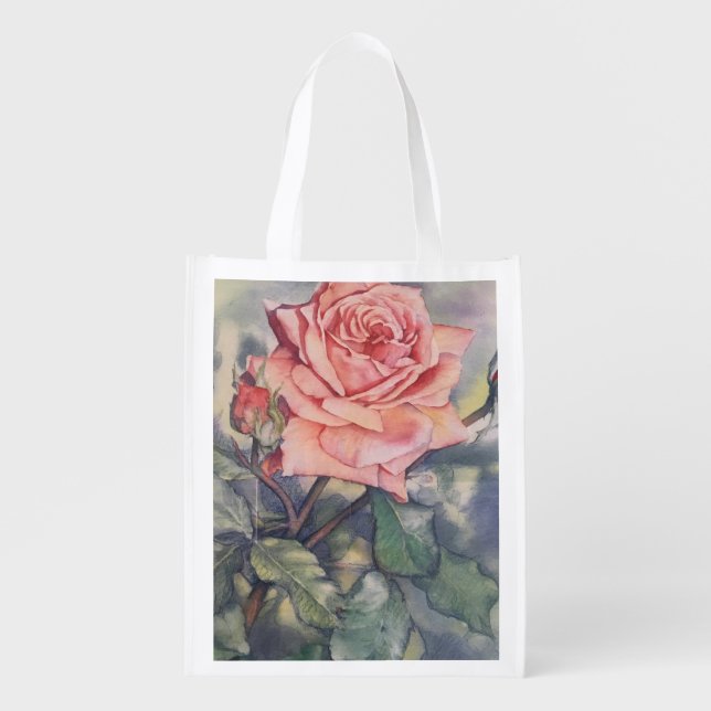 Bella Flora Grocery Bag (Front)