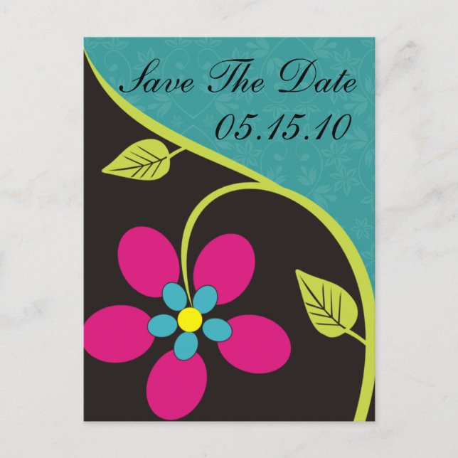 Bella Flora Save The Date Postcards (Front)