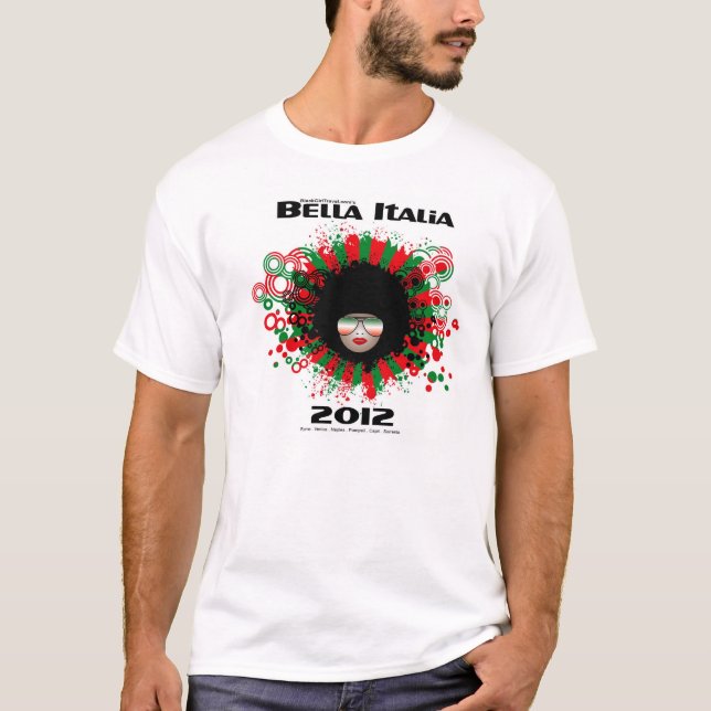 Bella Italia 2012 Men Tee for a roomier fit (Front)