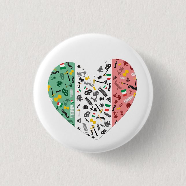 Bella Italia Button (Front)