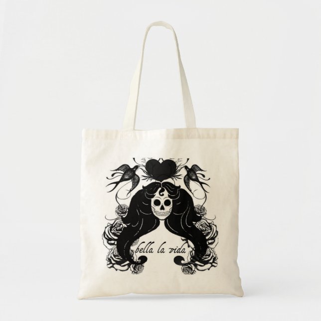 Bella la Vida Tattoo Inspired Green Bag (Front)