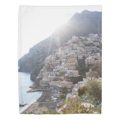 Bella Positano 2 travel wall art  Duvet Cover