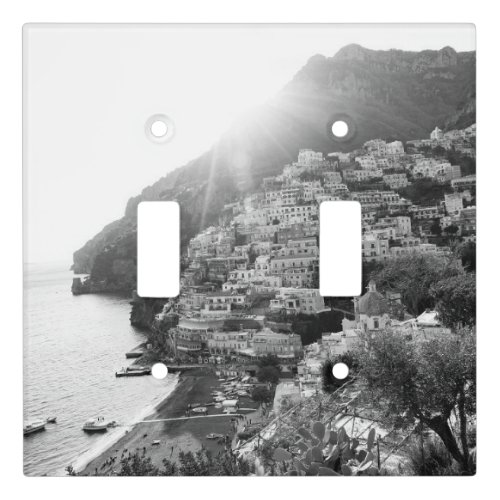 Bella Positano 3 travel wall art  Light Switch Cover