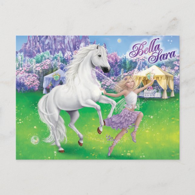 Bella & Sara Moonfairies Postcard (Front)