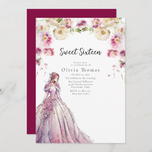 BELLA _ Sweet Sixteen Invitation