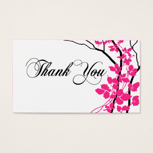 Bella Thank You Gift Tag Special Thanks Business Card
