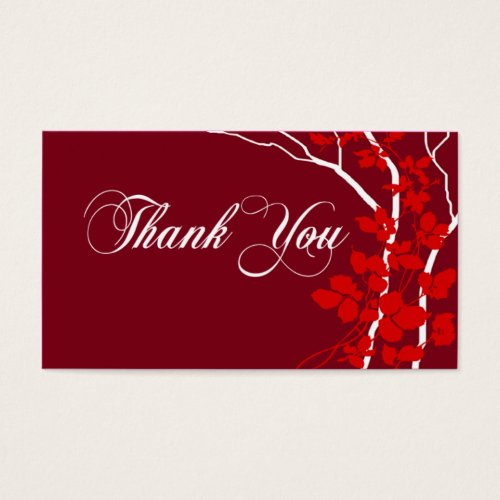 Bella Thank You Gift Tag Special Thanks Business Card