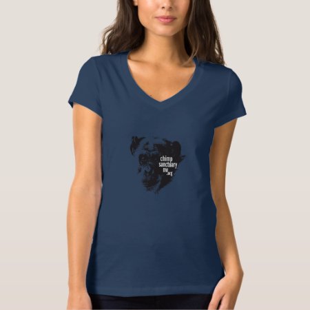 Bella V-neck Tee With Jody Image For Small Women