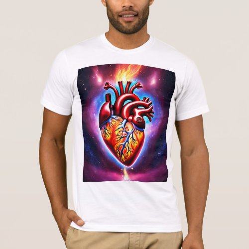 BellaCanvas Jersey ShortSleeveT_Shirt Heart health T_Shirt